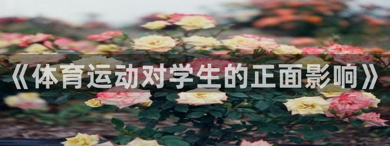 《体育运动对学生的正面影响》